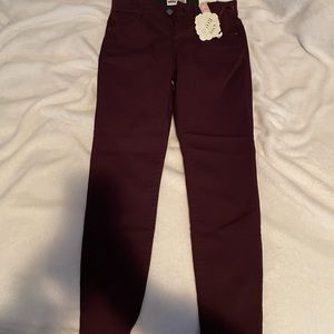 Pink rose jeans